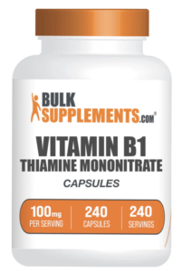 Vitamin B1 plays a crucial role in maintaining a healthy nervous system by supporting nerve function and neurotransmitter synthesis.